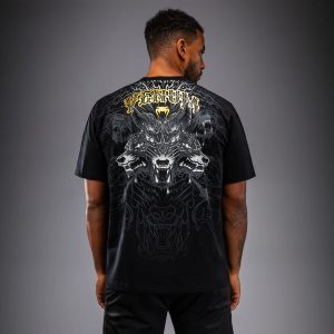 Тениска Venum Wolf Atak T-Shirt - Black Grey