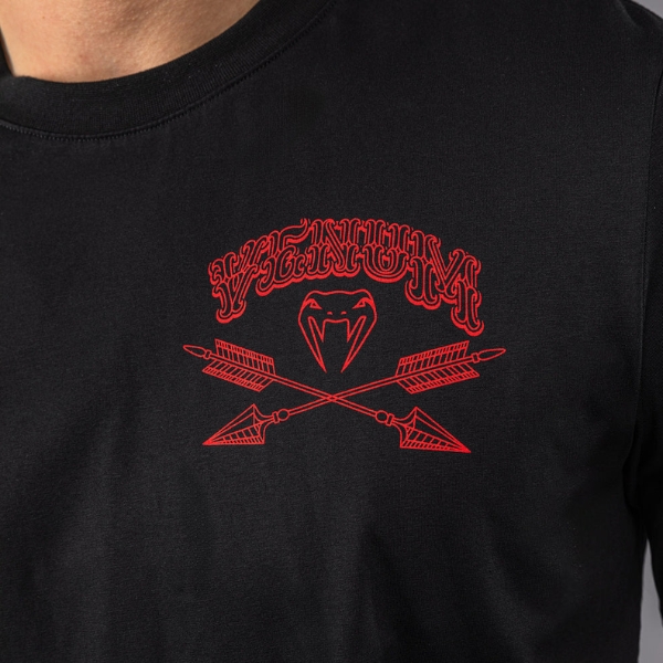 Тениска Venum Wolf Atak T-Shirt - Black Red 2