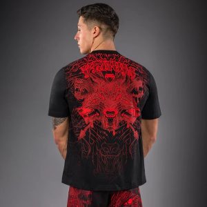 Тениска Venum Wolf Atak T-Shirt - Black Red