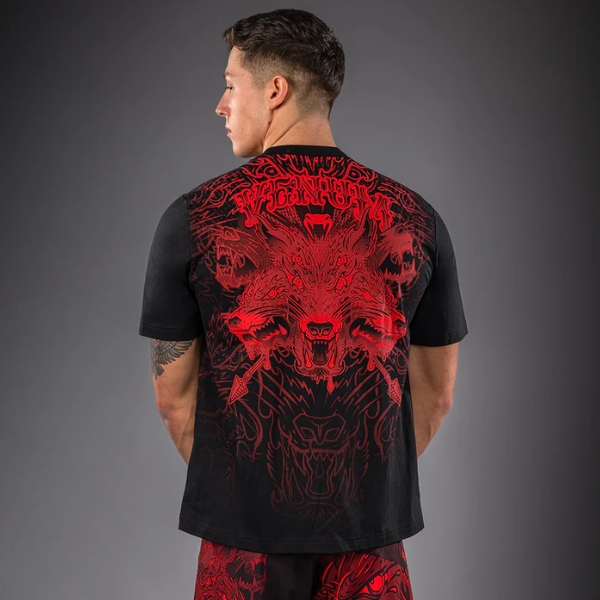 Тениска Venum Wolf Atak T-Shirt - Black Red