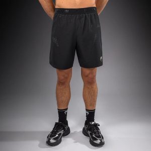 шорти venum lazer hybrid training shorts - black/grey