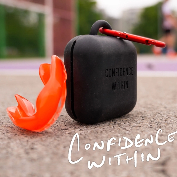 силиконова кутия за протектор за зъби safejawz black 3