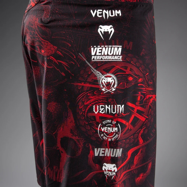 шорти venum 20th anniversary fightshorts - black red 2