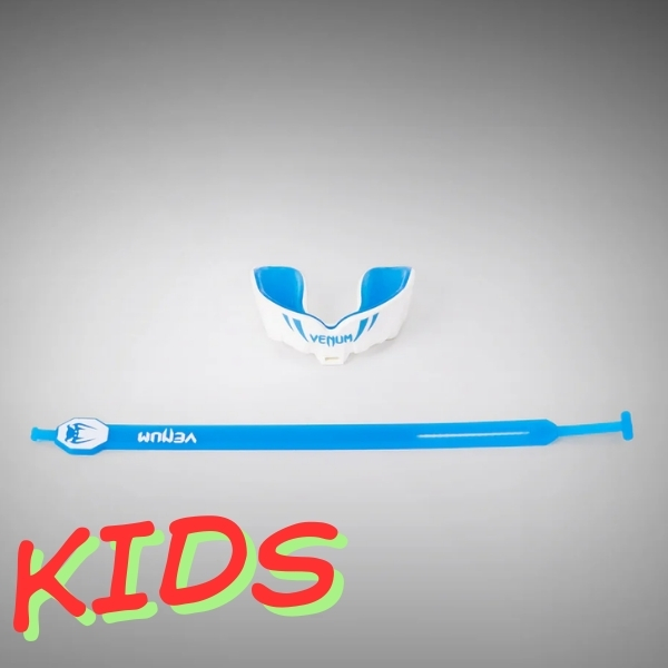 детски протектор за зъби venum challenger kids mouthguard strap/strapless - white/blue 1