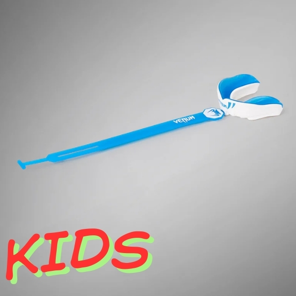 детски протектор за зъби venum challenger kids mouthguard strap/strapless - white/blue 2