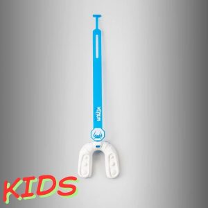 детски протектор за зъби venum challenger kids mouthguard strap/strapless - white/blue 3
