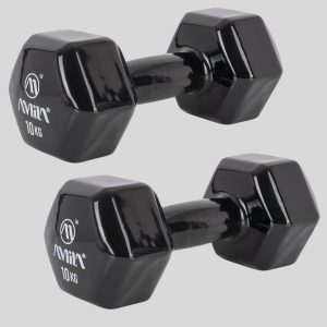 гири amila vinyl dumbbell 2x10кг
