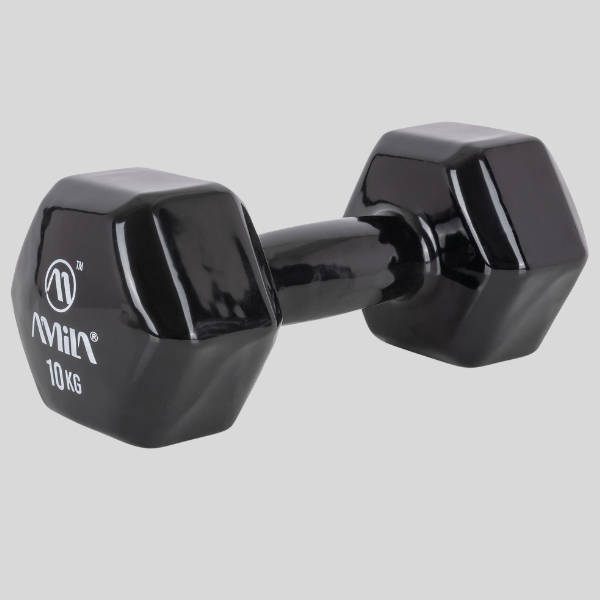 гири amila vinyl dumbbell 2x10кг 2