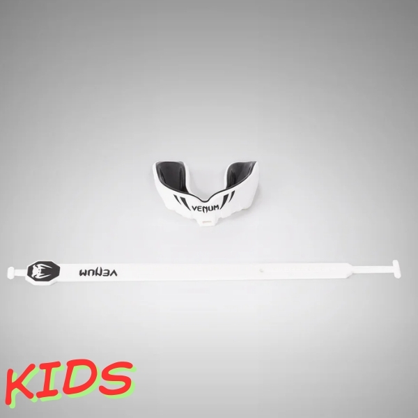 детски протектор за зъби venum challenger kids mouthguard strap/strapless - white/black 1