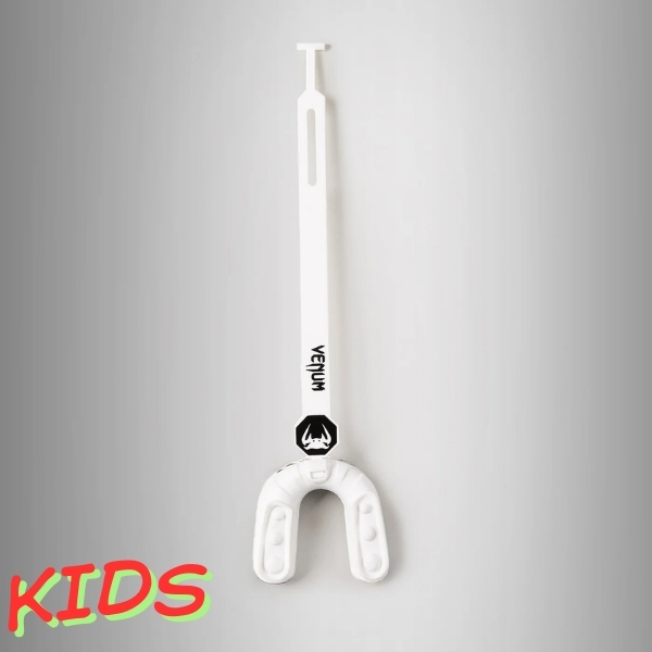детски протектор за зъби venum challenger kids mouthguard strap/strapless - white/black 3
