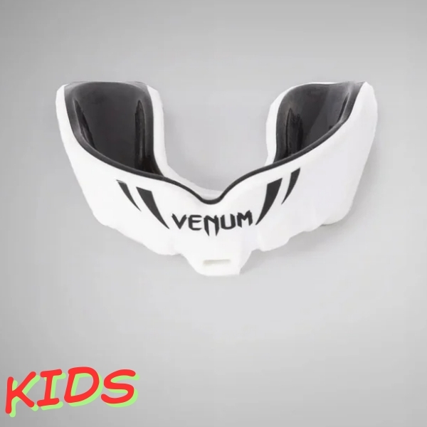 детски протектор за зъби venum challenger kids mouthguard strapstrapless - white black