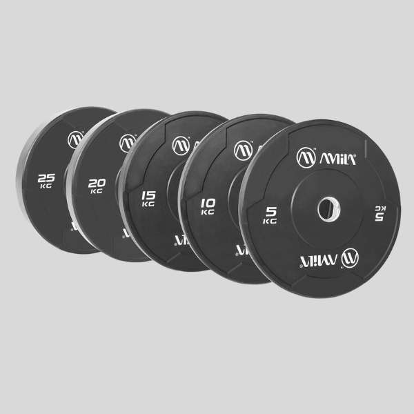 олимпийски гумиран диск amila black W bumper slim 50mm 5Kg – 2бр 2