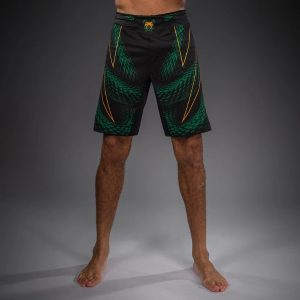 шорти venum matupa fightshorts - black/green/gold