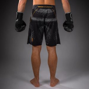 шорти venum matupa fightshorts - black/grey/gold 1