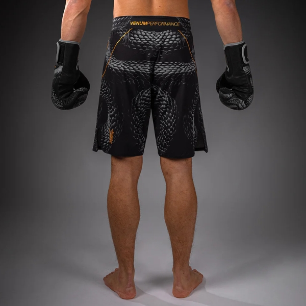 шорти venum matupa fightshorts - black/grey/gold 1