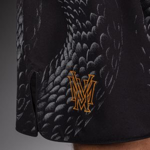 шорти venum matupa fightshorts - black/grey/gold 2