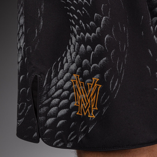 шорти venum matupa fightshorts - black/grey/gold 2