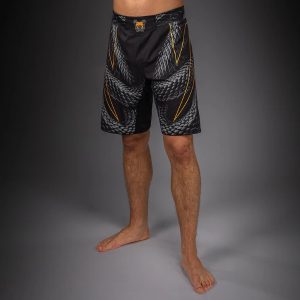 шорти venum matupa fightshorts - black/grey/gold 3