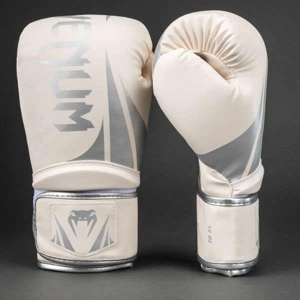 боксови ръкавици venum challenger 2.5 boxing gloves – white/silver 3