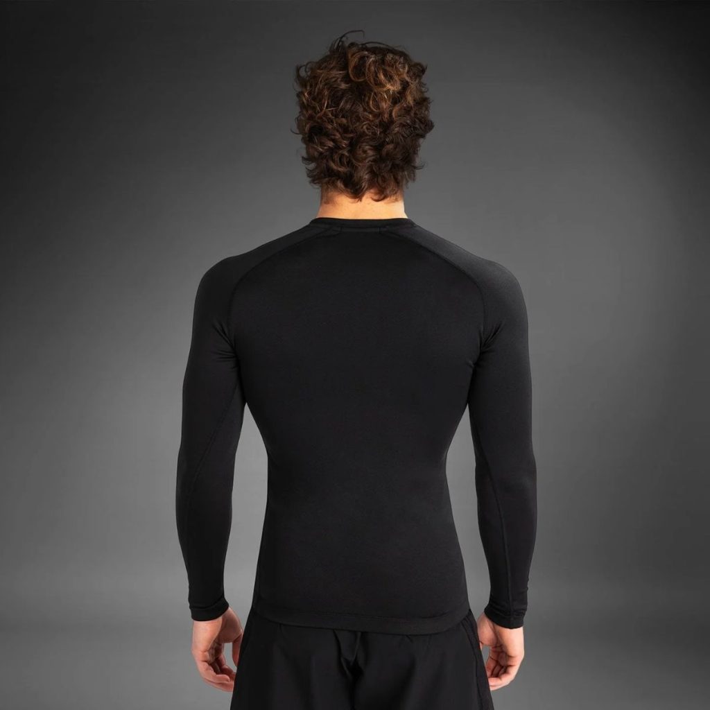 Рашгард Venum Contender Men’s Long Sleeve Rashguard - Black/White 2