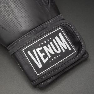Боксови Ръкавици Venum Stealth Black/White – изглед отстрани