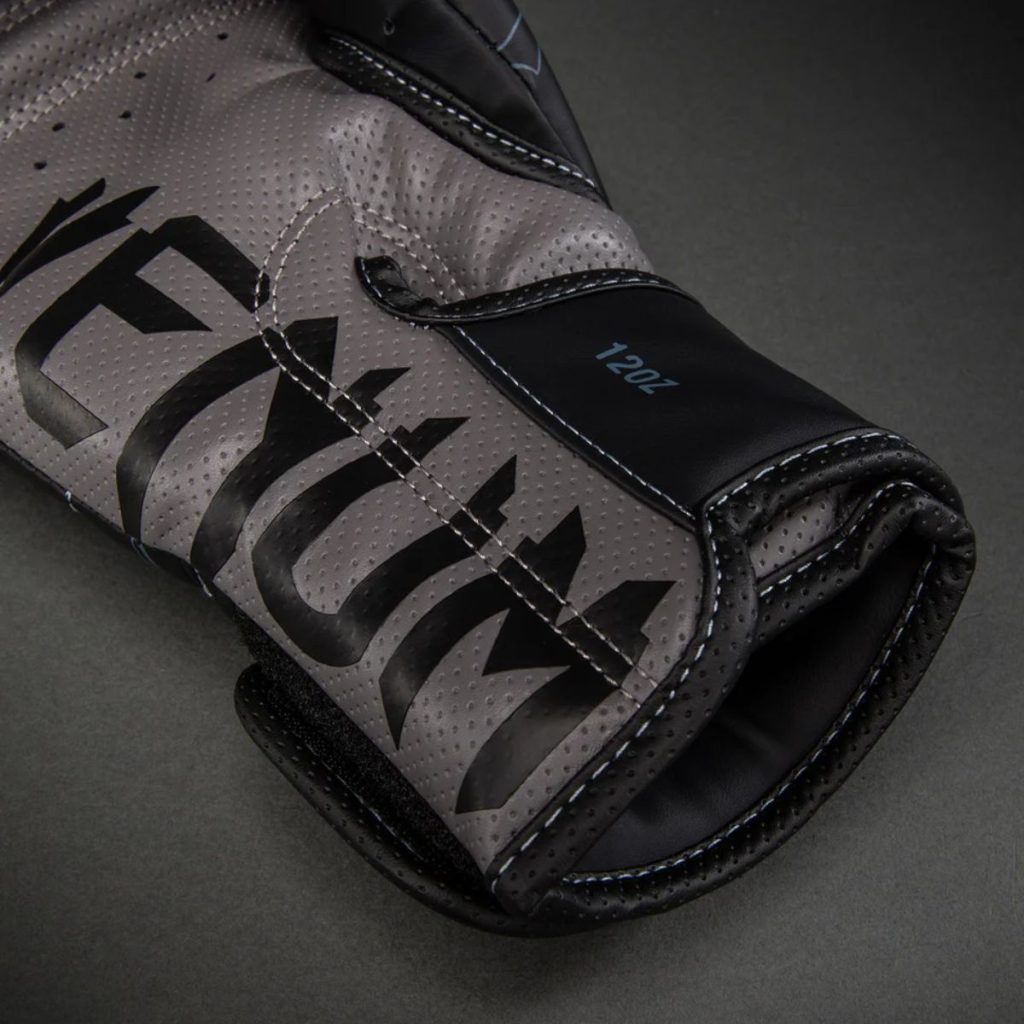 Боксови Ръкавици Venum Thunder Dragon Black/Grey/Copper – детайл на велкрото