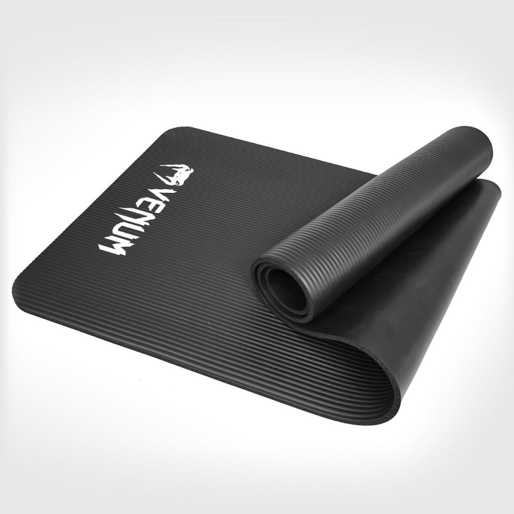 Постелка за фитнес Venum Laser Yoga Mat Black – изглед отпред
