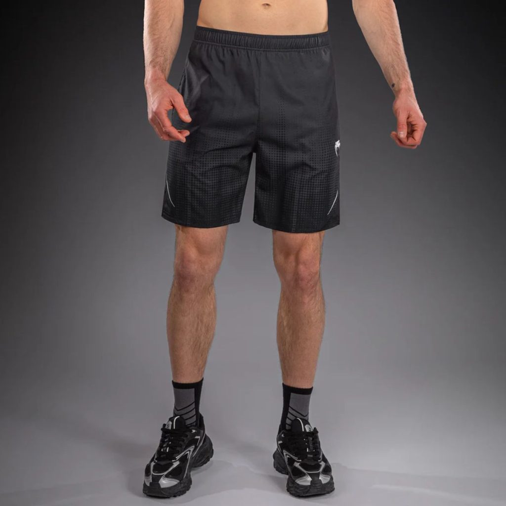 Шорти Venum Stealth Training Shorts – Black/White – изглед отпред