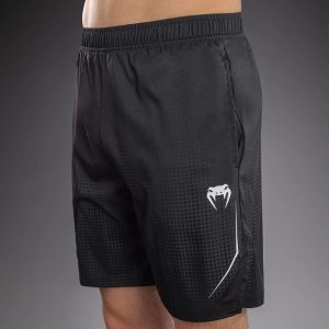 Шорти Venum Stealth Training Shorts – Black/White – детайл