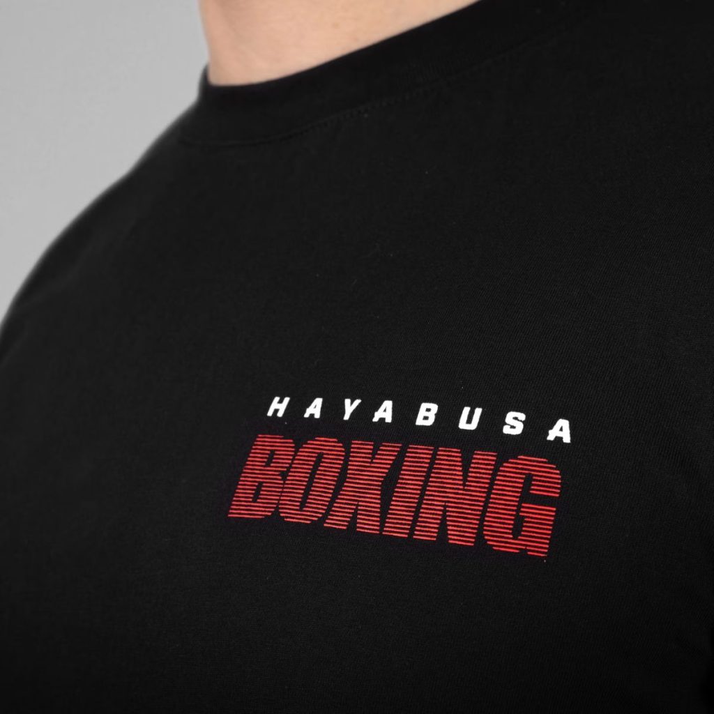 Тениска Hayabusa Boxing надпис с лого на гърдите