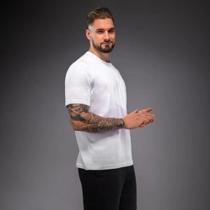 Тениска Venum Giant 3D T-shirt White – страничен изглед