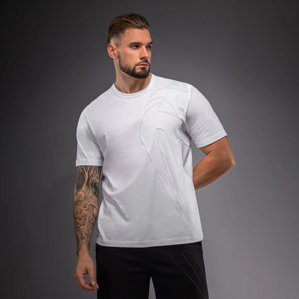 Тениска Venum Giant 3D T-shirt White – преден изглед