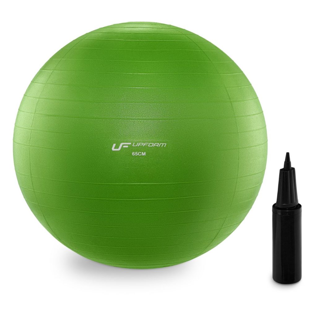 Топка за гимнастика UpForm 65 см зелена
