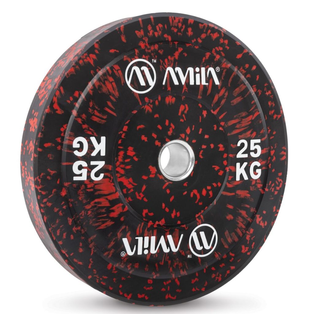 гумиран диск с олимпийски размер AMILA Splash Bumper 50mm 25kg