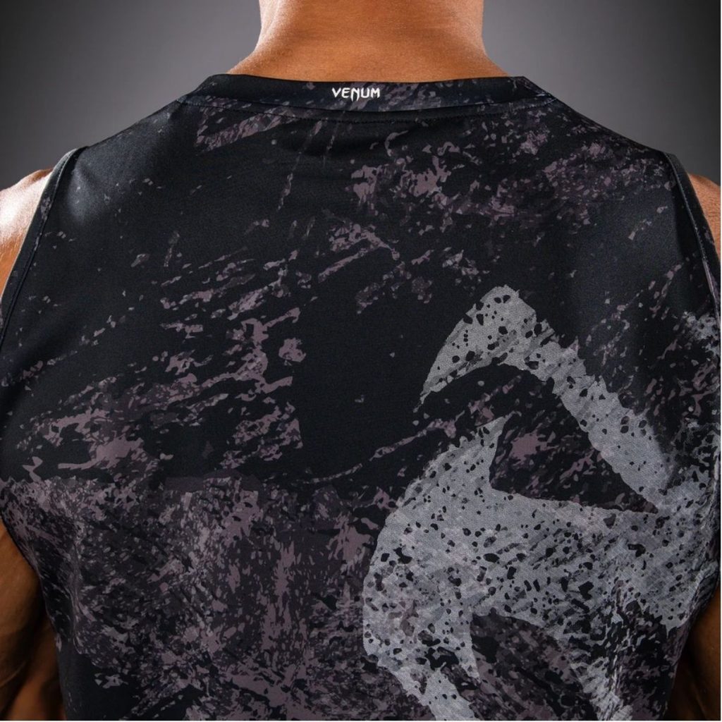 Потник Venum Rage & Workout Dry Tech Tank Top – Black/Grey – страничен изглед