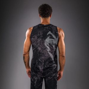 Потник Venum Rage & Workout Dry Tech Tank Top – Black/Grey – детайл на flatlock шевовете