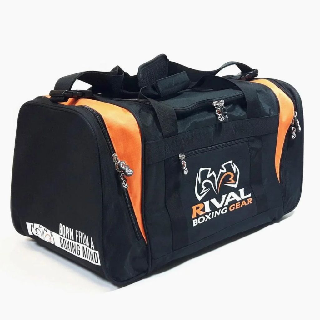 Спортен сак Rival RGB20 – черно-оранжев, страничен изглед