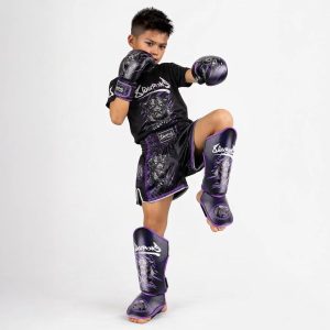 Детска Тениска 8 WEAPONS Beastial Panther Black-Purple – снимка 3