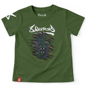 Детска Тениска 8 WEAPONS Beastial Viper Khaki – снимка 3