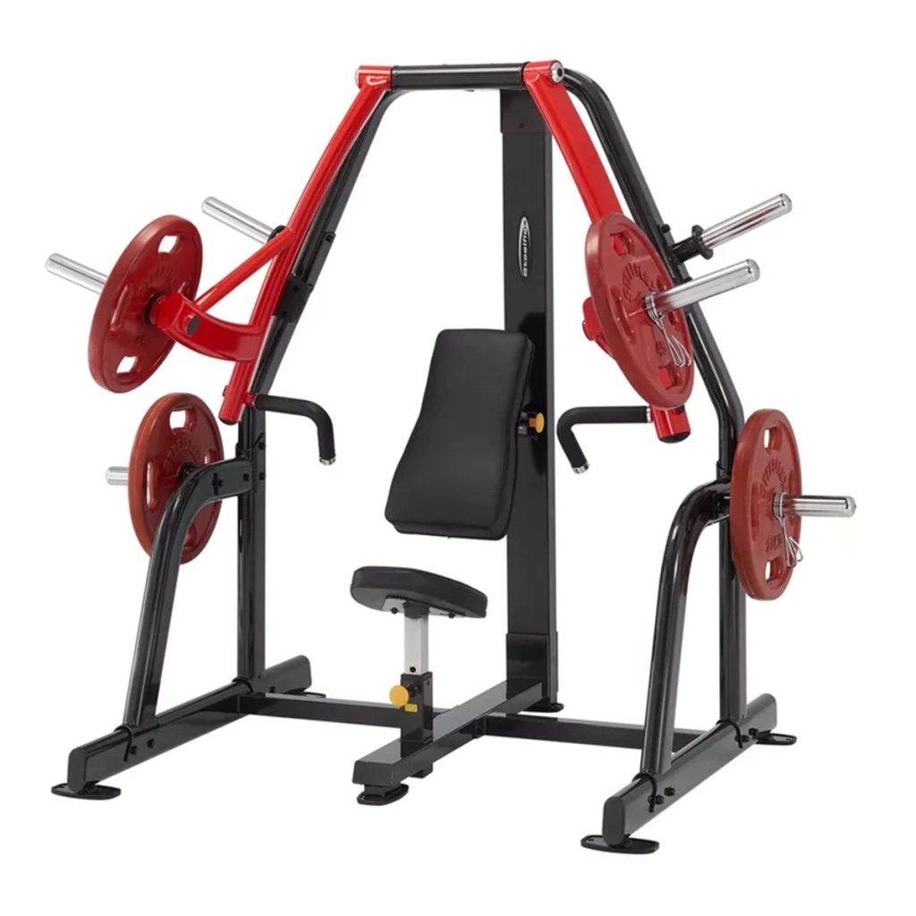 Фитнес уред за гърди деклинирана преса Steelflex PSDP – с дискове