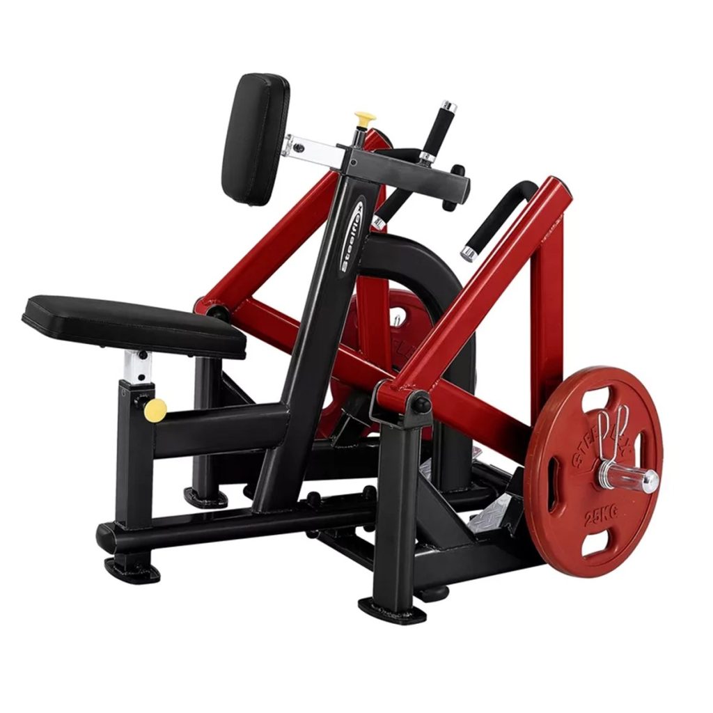 Фитнес уред за гребане от седеж Steelflex PLSR – с дискове