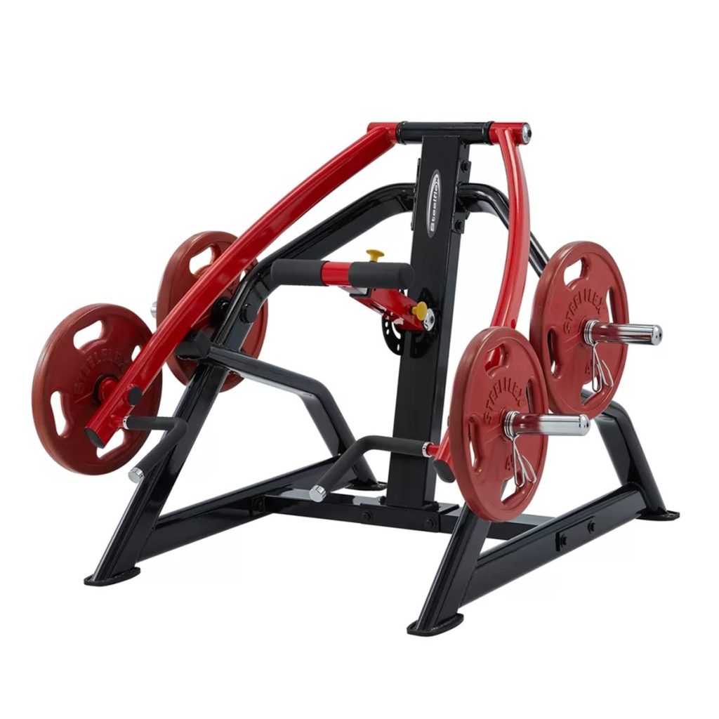 Фитнес уред за гребане от стоеж Steelflex PLSBR – с дискове