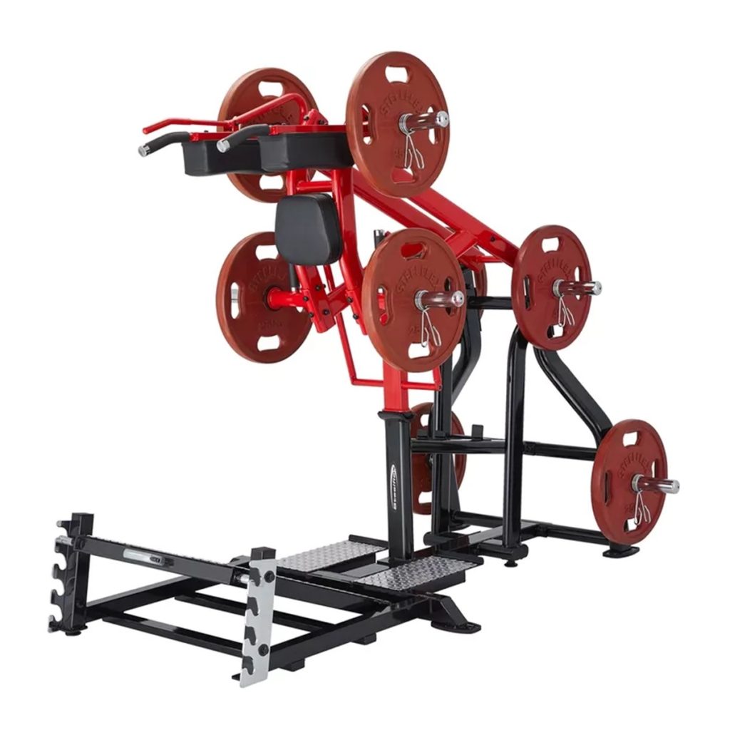 Фитнес уред за клек от стоеж Steelflex PLSS – с дискове