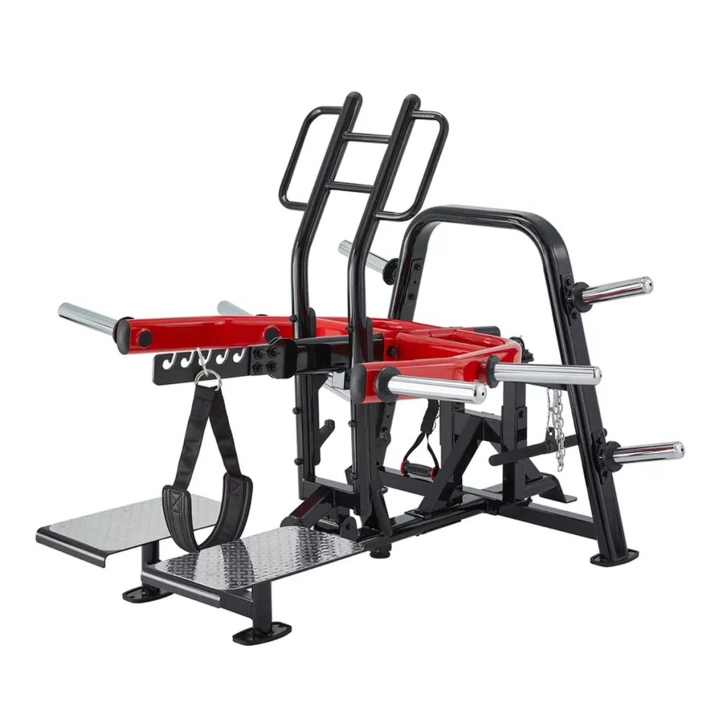 Фитнес уред за клек с колан Steelflex PLSBS – без дискове, друг ъгъл