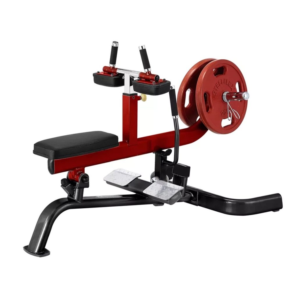 Фитнес уред за прасци от седеж Steelflex PLSC – с дискове