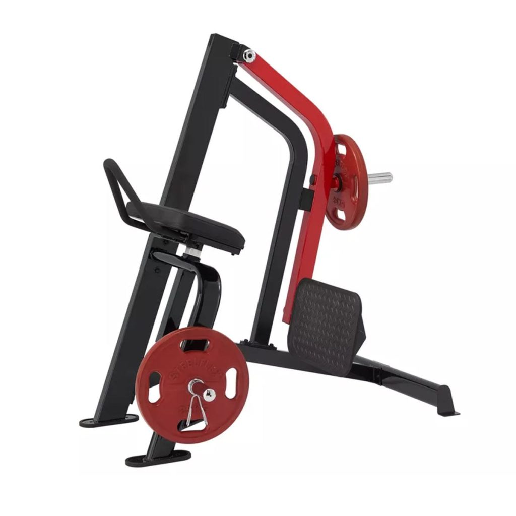 Фитнес уред за седалище хип екстензия Steelflex PLHE – с дискове