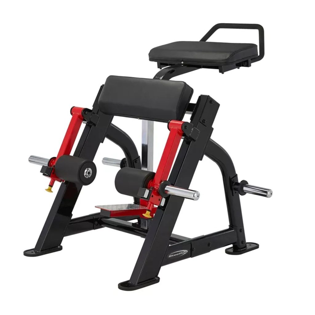 Фитнес уред за задно бедро от стоеж Steelflex PLSLC – без дискове