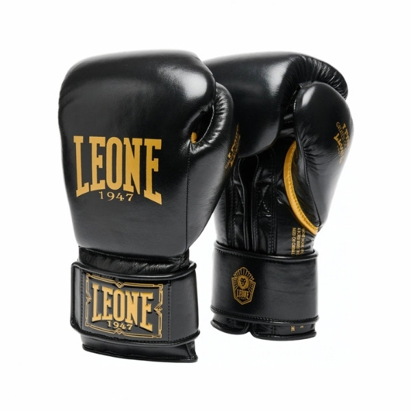 Боксови ръкавици Leone GOAT GN103 черни – чифт