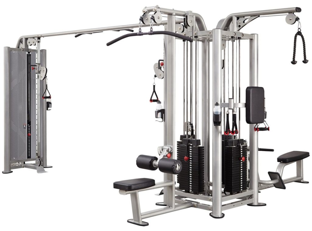 Мултистанция с 5 Тежестни Блока Steelflex Jungle Gym JG5000 – под ъгъл