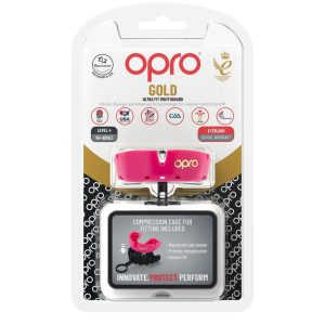 Протектор за Зъби Opro Gold Pink – в оригинална опаковка с кутия за съхранение